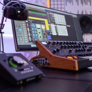 Moogsub37, Music Studio, Apollo Twin, Neumann